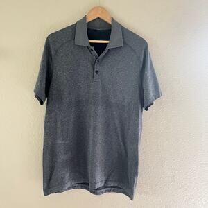Lululemon Metal Vent Tech polo shirt in Heathered Gray